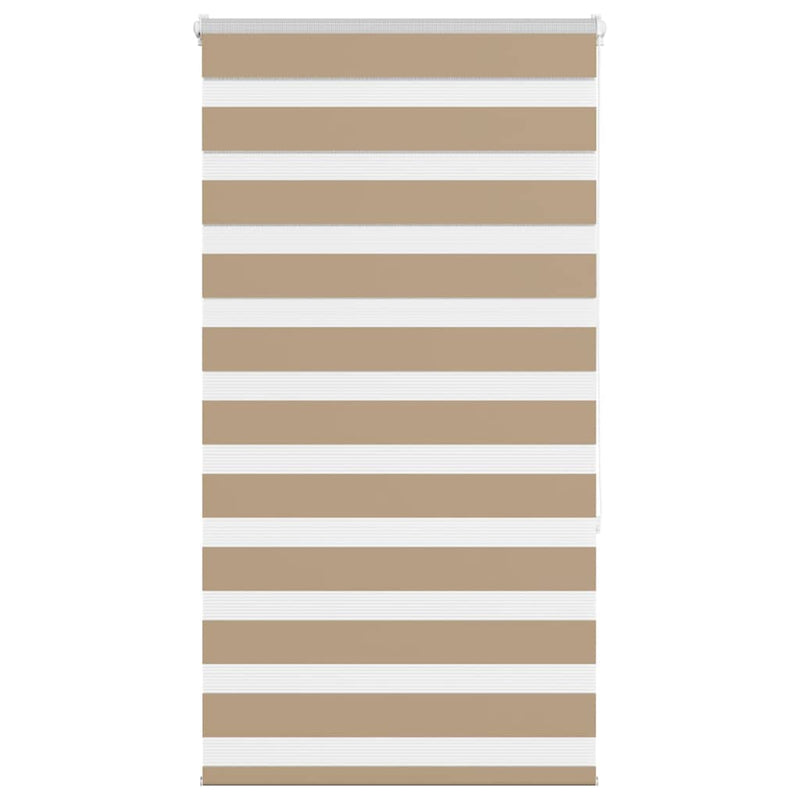 Vidaxl zebra blind 70x150 cm stofbreedte 65,9 cm polyester zandbruin