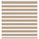 Vidaxl zebra blind 145x150 cm stofbreedte 140,9 cm polyester zandbruin
