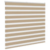 VidaXL zebra blind 155x150 cm fabric width 150.9 cm polyester sand brown