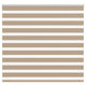 Vidaxl zebra blind 160x150 cm stofbreedte 155,9 cm polyester zandbruin