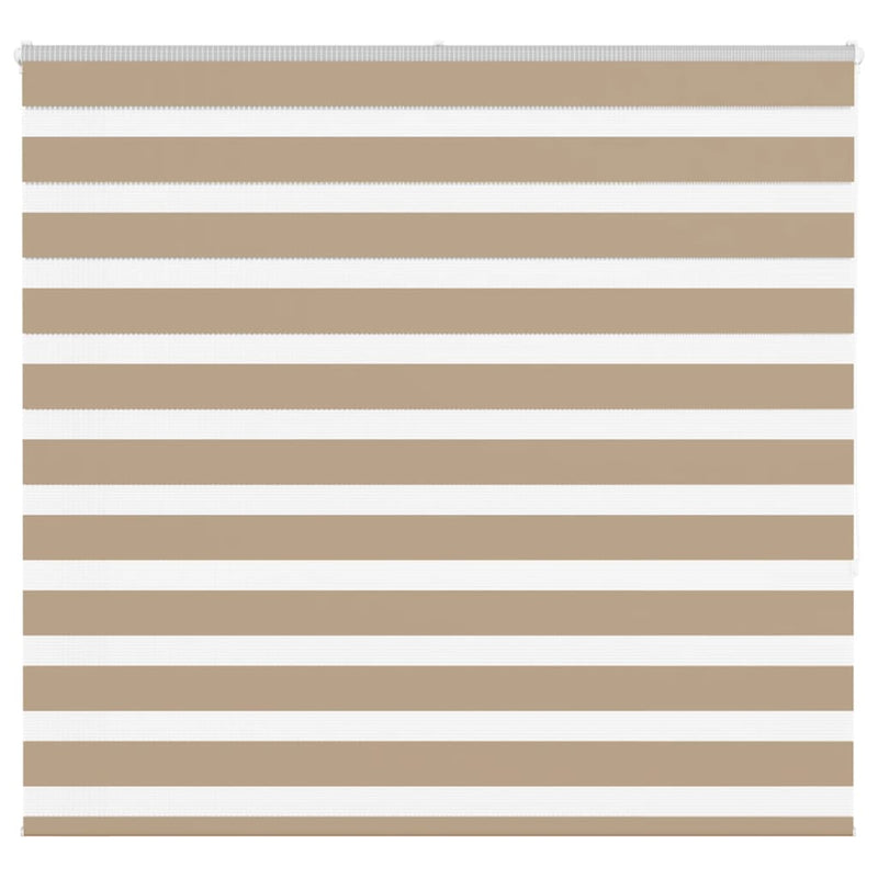 Vidaxl zebra blind 165x150 cm stofbreedte 160,9 cm polyester zandbruin