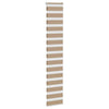 Vidaxl zebra blind 40x200 cm stofbreedte 35,9 cm polyester zandbruin