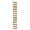Vidaxl zebra blind 45x200 cm stofbreedte 40,9 cm polyester zandbruin