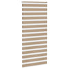Tenda zebrata VidaXL 95x200 cm larghezza tessuto 90,9 cm poliestere marrone sabbia