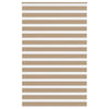 Vidaxl zebra blind 140x200 cm stofbreedte 135,9 cm polyester zandbruin