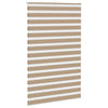Vidaxl zebra blind 145x200 cm stofbreedte 140,9 cm polyester zandbruin