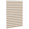 Vidaxl zebra blind 160x200 cm stofbreedte 155,9 cm polyester zandbruin