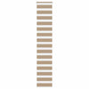 Vidaxl zebra cieco 45x230 cm Larghezza polvere 40,9 cm Polyester Sand Brown