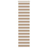 Vidaxl zebra cieco 60x230 cm Larghezza polvere 55,9 cm in poliestere marrone