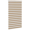 Vidaxl zebra blind 120x230 cm stofbreedte 115,9 cm polyester zandbruin