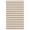 Vidaxl zebra blind 145x230 cm stofbreedte 140,9 cm polyester zandbruin