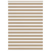 Vidaxl zebra blind 155x230 cm stofbreedte 150,9 cm polyester zandbruin