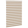 Vidaxl zebra blind 165x230 cm stofbreedte 160,9 cm polyester zandbruin