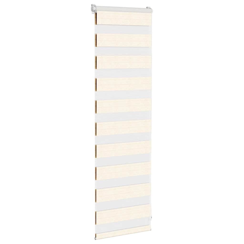 Vidaxl zebra rolgordijn 40x100 cm stofbreedte 35,9 cm marmerbeige