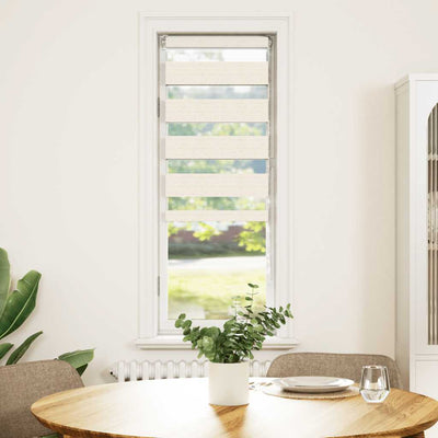 Vidaxl Zebra Roller Blind 45x100 cm Larghezza di polvere 40,9 cm Marblebige