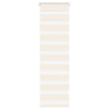 Vidaxl Zebra Roller Blind 50x100 cm Larghezza polvere 45,9 cm Marmerbeige