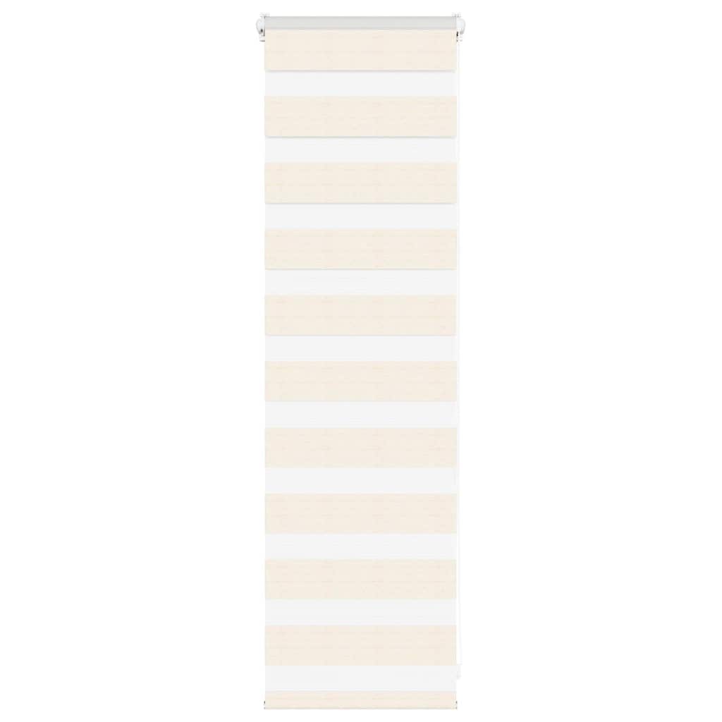 Vidaxl Zebra Roller Blind 50x100 cm Larghezza polvere 45,9 cm Marmerbeige