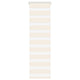 Vidaxl Zebra Roller Blind 50x100 cm Larghezza polvere 45,9 cm Marmerbeige
