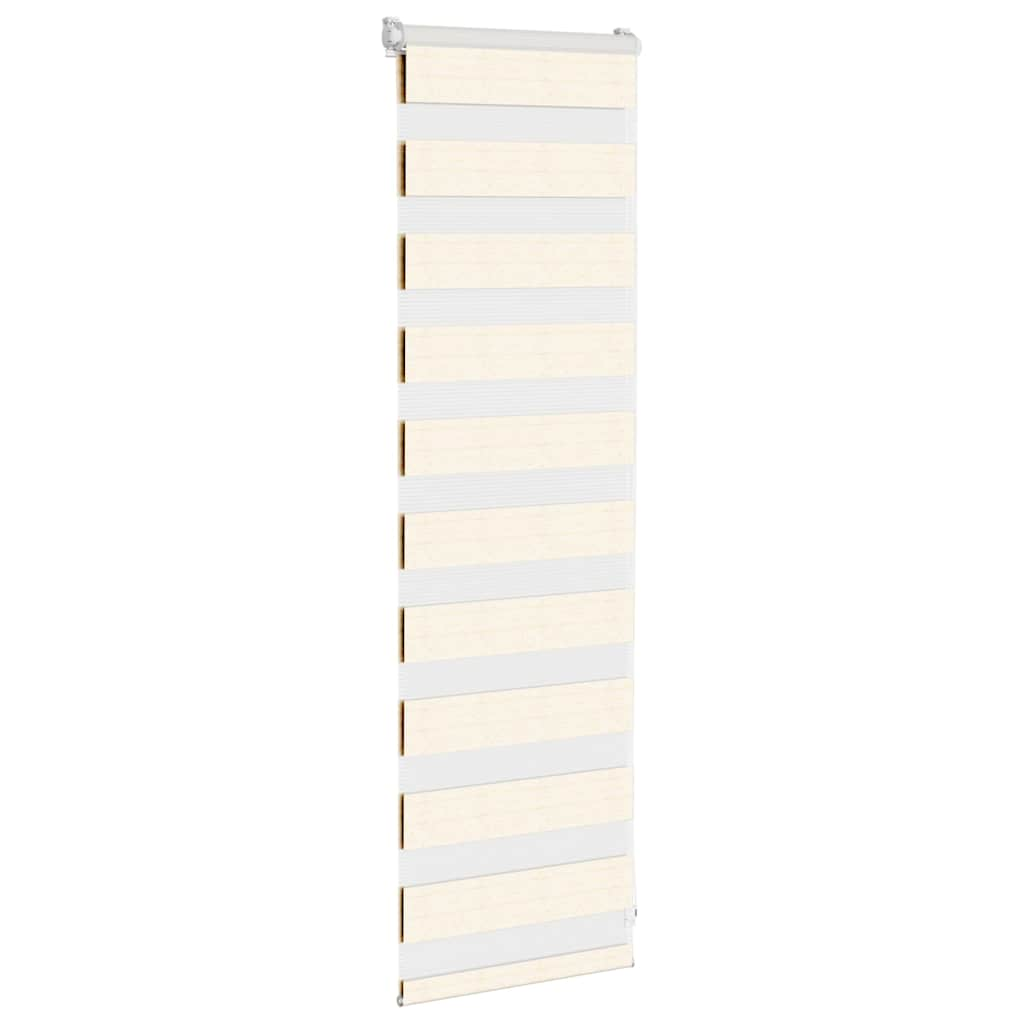 Vidaxl zebra rolgordijn 50x100 cm stofbreedte 45,9cm marmerbeige