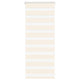 Vidaxl Zebra Roller Blind 55x100 cm Larghezza polvere 50,9 cm Marmerbeige