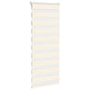 Vidaxl Zebra Roller Blind 55x100 cm Larghezza polvere 50,9 cm Marmerbeige
