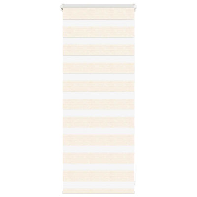 Vidaxl zebra rullo cieco 60x100 cm di larghezza della polvere marmo beige 55,9 cm