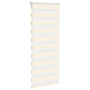 Vidaxl Zebra Roller Blind 60x100 cm de ancho de polvo Beige 55.9 cm