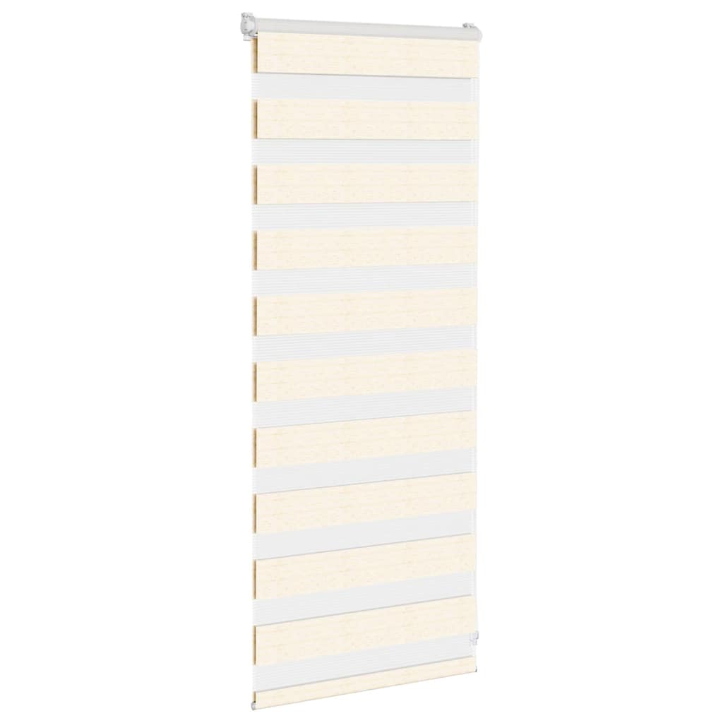 Vidaxl Zebra Roller Blind 65x100 cm Larghezza di polvere 60,9 cm Marblebige