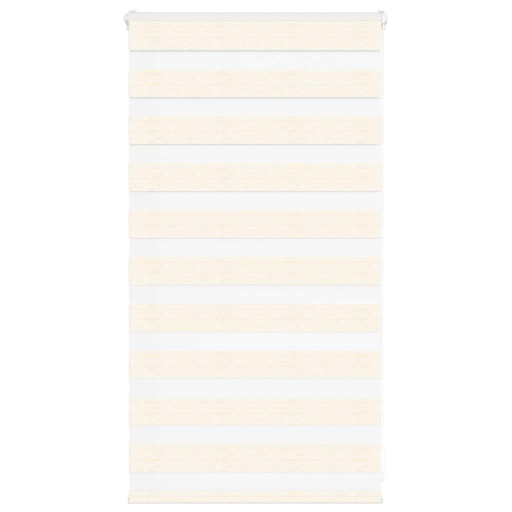 Vidaxl Zebra Roller Blind 70x100 cm Ancho de polvo de 65.9 cm Marmerbeige