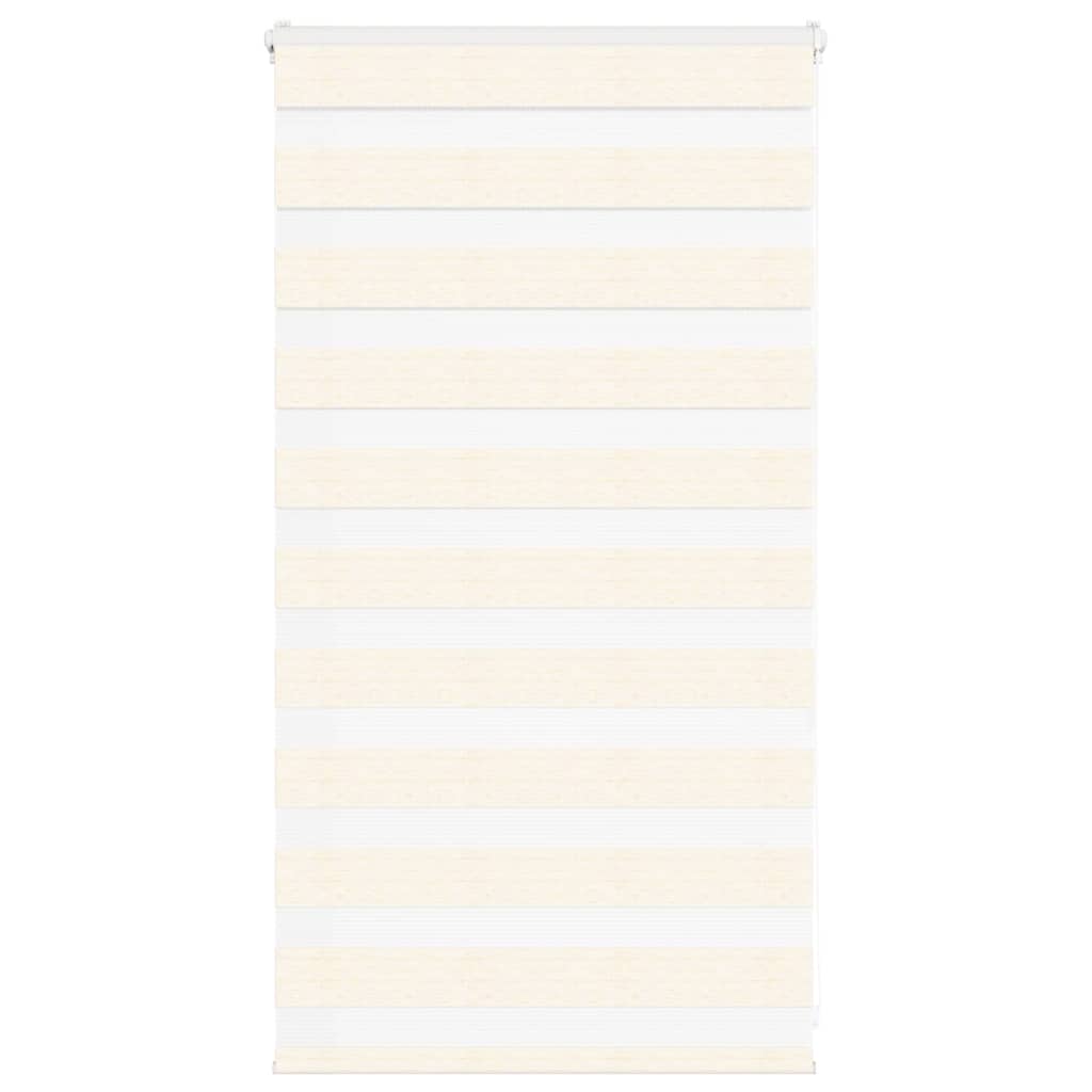 Vidaxl Zebra Roller Blind 75x100 cm Larghezza polvere 70,9 cm Marmerbeige