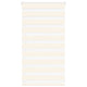 Vidaxl Zebra Roller Blind 85x100 cm Ancho de polvo de 80,9 cm marmerbeige