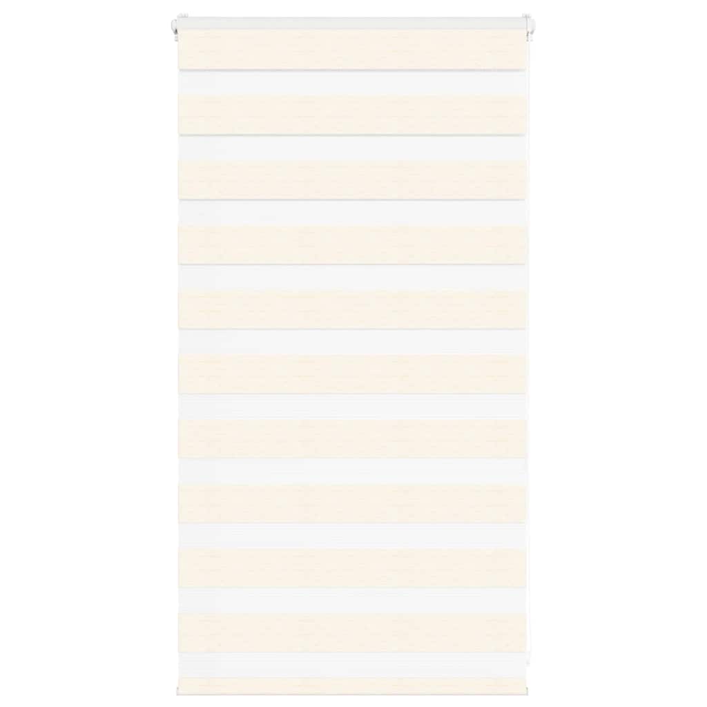 Vidaxl Zebra Roller Blind 90x100 cm Larghezza polvere 85,9 cm Marmerbeige