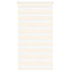 Vidaxl Zebra Roller Blind 90x100 cm Larghezza polvere 85,9 cm Marmerbeige