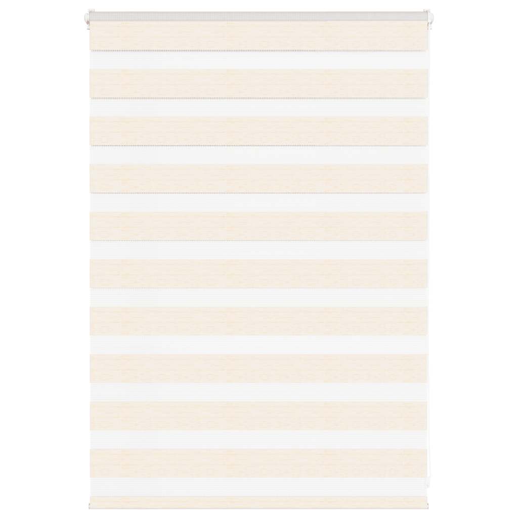 Vidaxl Zebra Roller Blind 95x100 cm Larghezza polvere 90,9 cm Marmerbeige