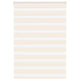 Vidaxl Zebra Roller Blind 100x100 cm Larghezza polvere 95,9 cm Marmerbeige