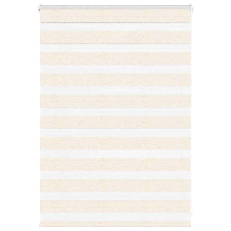 Vidaxl Zebra Roller Blind 110x100 cm Anipo de polvo 105.9 cm Marmerbeige
