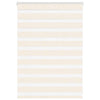 Vidaxl Zebra Roller Blind 110x100 cm Larghezza polvere 105,9 cm Marmerbeige