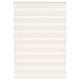 Vidaxl Zebra Roller Blind 110x100 cm Larghezza polvere 105,9 cm Marmerbeige