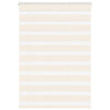 Vidaxl Zebra Roller Blind 115x100 cm ancho de polvo 110.9 cm marmerbeige