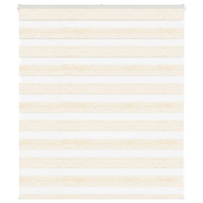 Vidaxl zebra rolgordijn 125x100 cm stofbreedte 120,9 cm marmerbeige