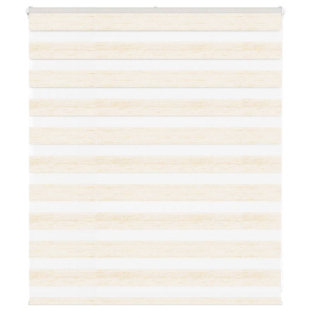 Vidaxl zebra rolgordijn 135x100 cm stofbreedte 130,9 cm marmerbeige