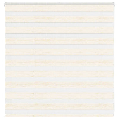 Vidaxl zebra rolgordijn 140x100 cm stofbreedte 135,9 cm marmerbeige