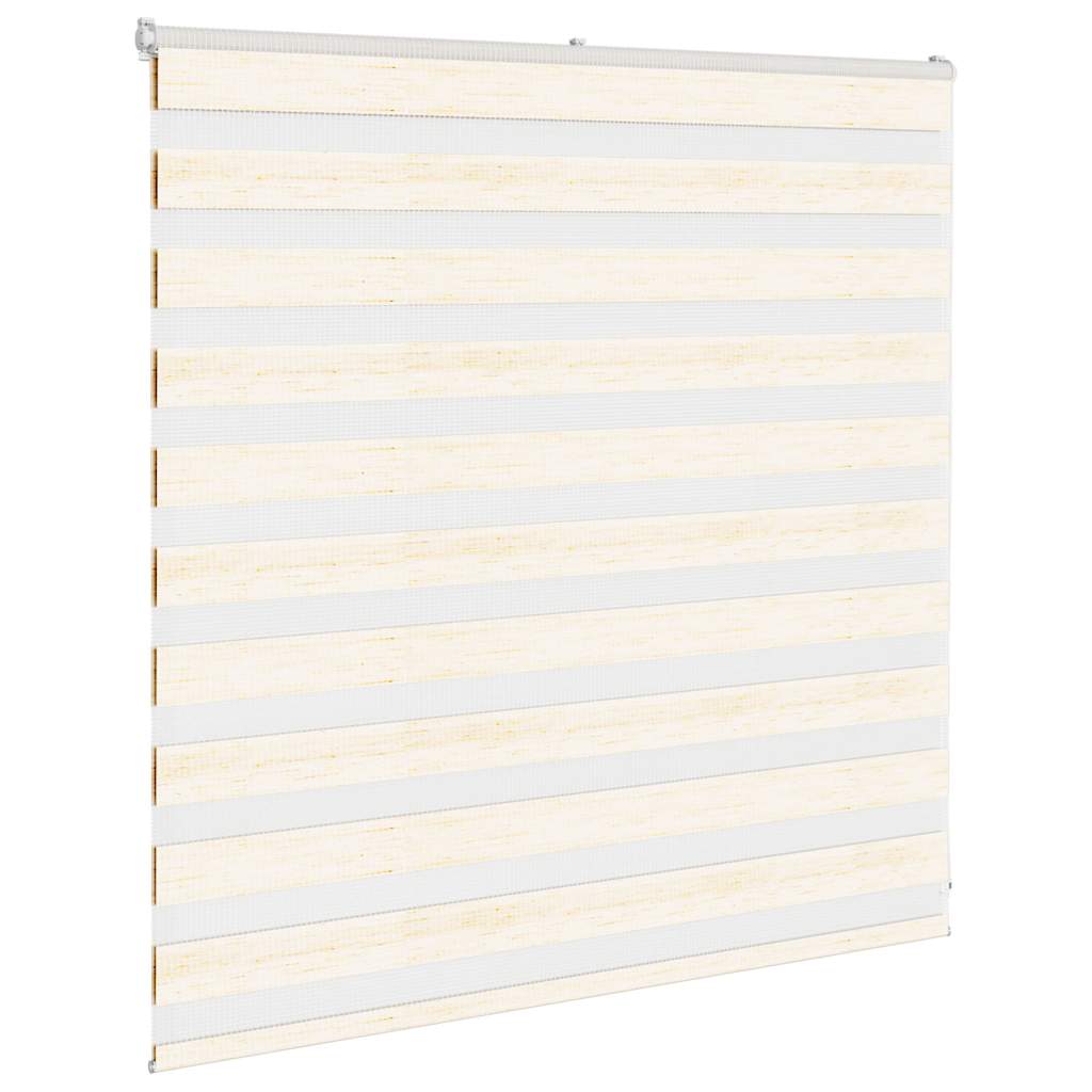 Vidaxl Zebra Roller Blind 140x100 cm de polvo de 135.9 cm marmerbeige