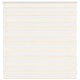 Vidaxl Zebra Roller Blind 145x100 cm Larghezza polvere 140,9 cm Marmerbeige