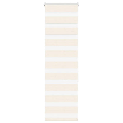 Vidaxl zebra blind 45x150 cm stofbreedte 40,9 cm polyester marmerbeige