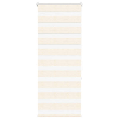 Vidaxl zebra blind 55x150 cm stofbreedte 50,9 cm polyester marmerbeige