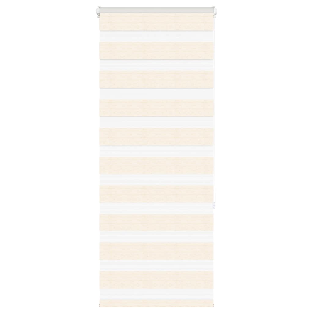 Vidaxl Zebra Roller Blind 65x150 cm Larghezza polvere 60,9 cm Marmerbeige