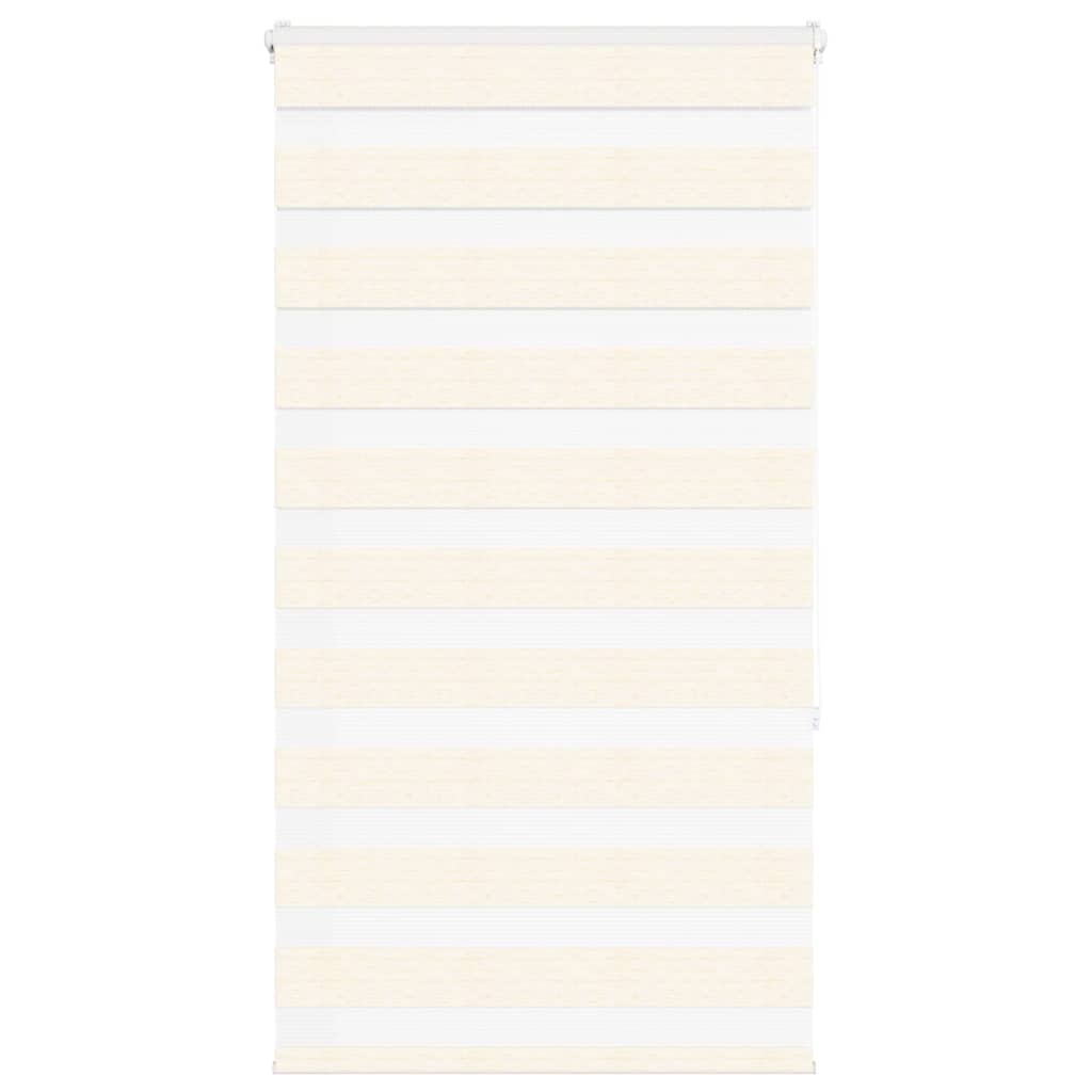 Vidaxl zebra blind 80x150 cm stofbreedte 75,9 cm polyester marmerbeige