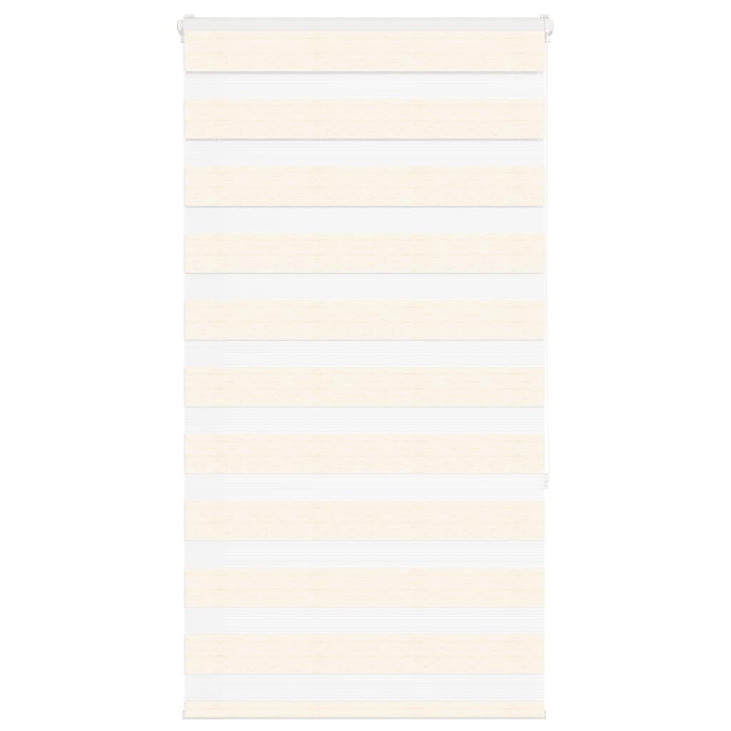 Vidaxl Zebra Roller Blind 85x150 cm Larghezza polvere 80,9 cm Marmerbeige