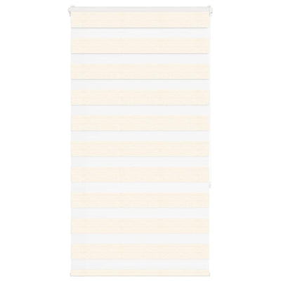 Vidaxl Zebra Roller Blind 85x150 cm Larghezza polvere 80,9 cm Marmerbeige
